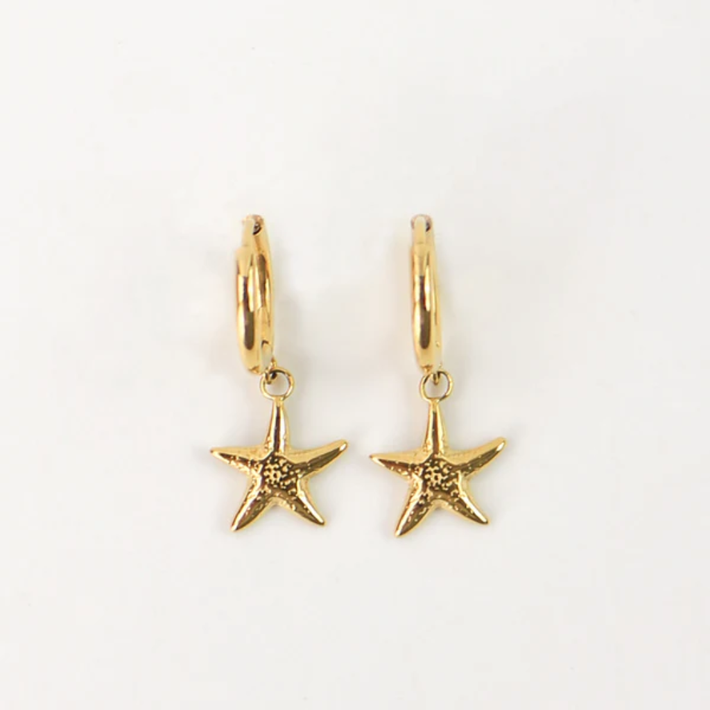 pendientes estrella de mar